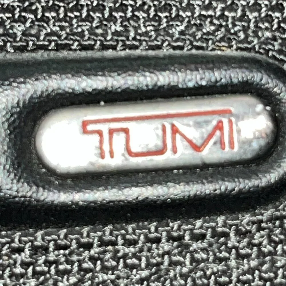 TUMI 26516D4 Compact Large Screen Nylon & Leather Computer Brief Case Black EUC